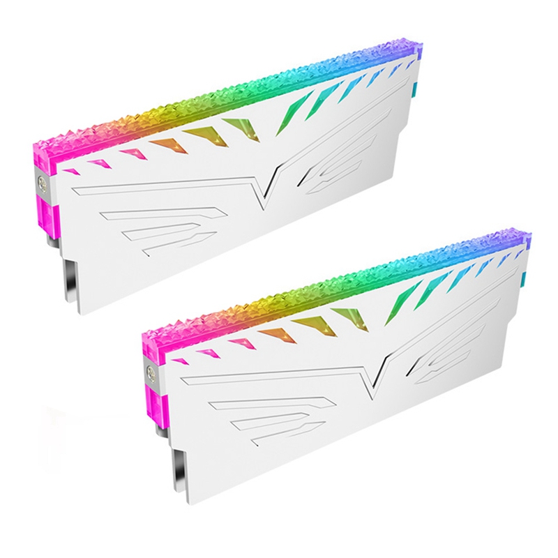 Computer RAM Heatsink 5V ARGB AURA SYNC Memory Stick Armor Vest for Desktop RAM DDR3 4 5 Universal - 2