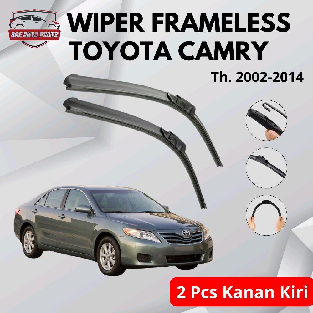 Frameless Front Wiper for Toyota Camry Cars 2002-2014, Pair Right and Left Without Iron Frame Giá 55,000 Đồng*Miễn phí vận chuyển