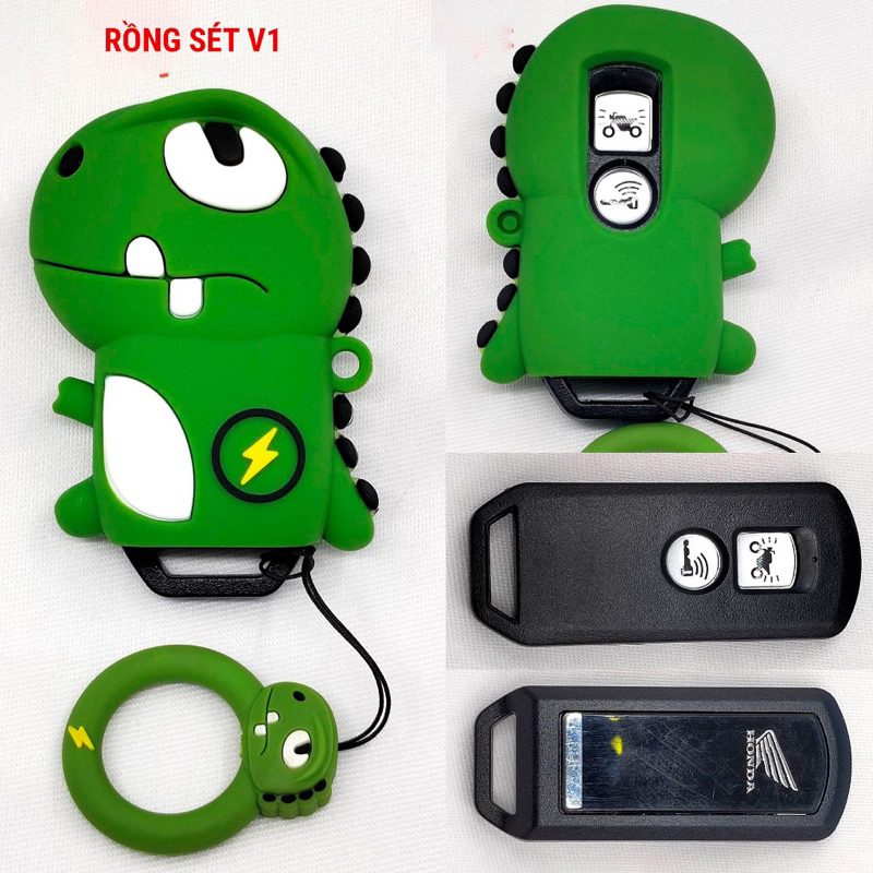 Case Vỏ Bảo Vệ Chìa Khoá Xe Máy HONDA VISION SH... - Ốp Nhân Vật Hoạt Hình Dễ Thương Bảo Vệ Chìa Kho