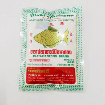 Rau câu con cá Thái gói 25g