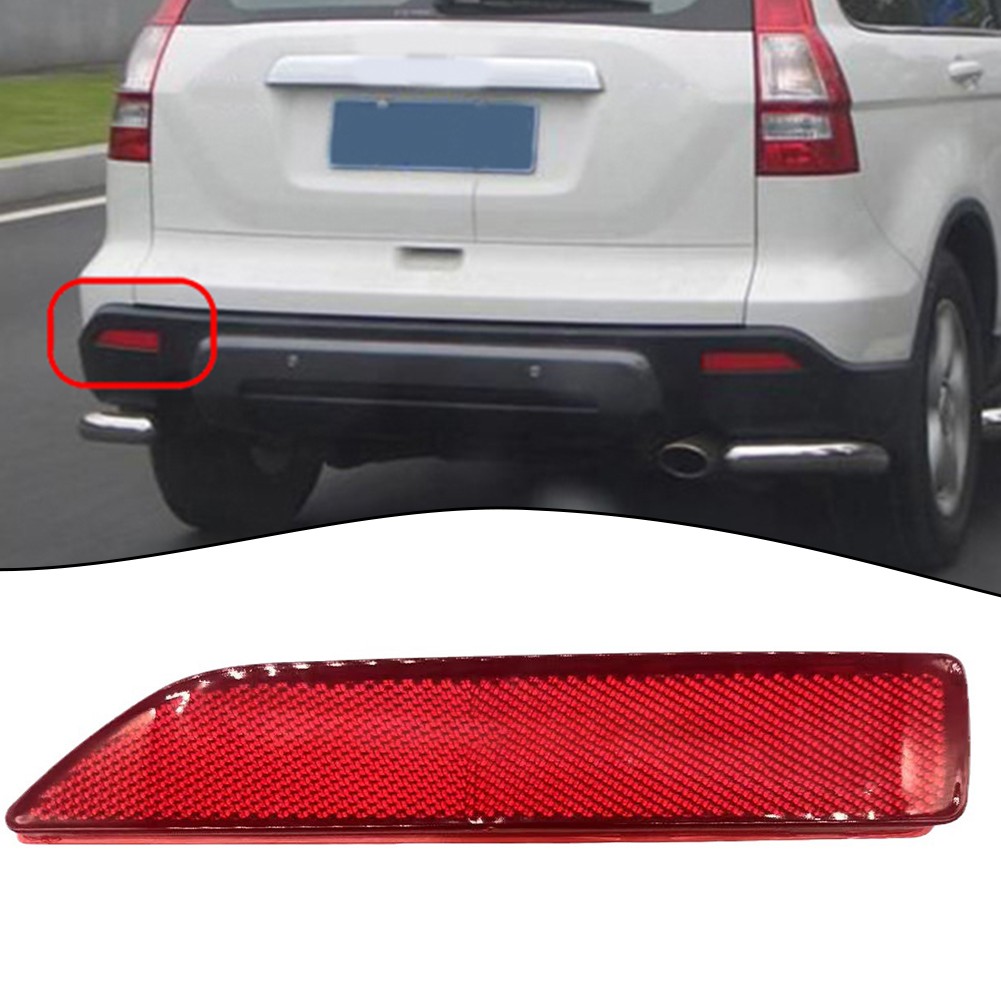MIZIAUTO Right Rear Bumper Reflector Light For Honda CR-V 2015-2016 - Red Lens