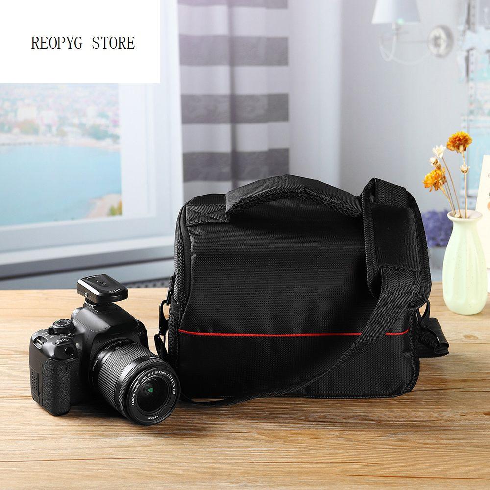 REOPYG Zipper Shockproof Nylon Soft Handle Shoulder Bag For Camera Camera
