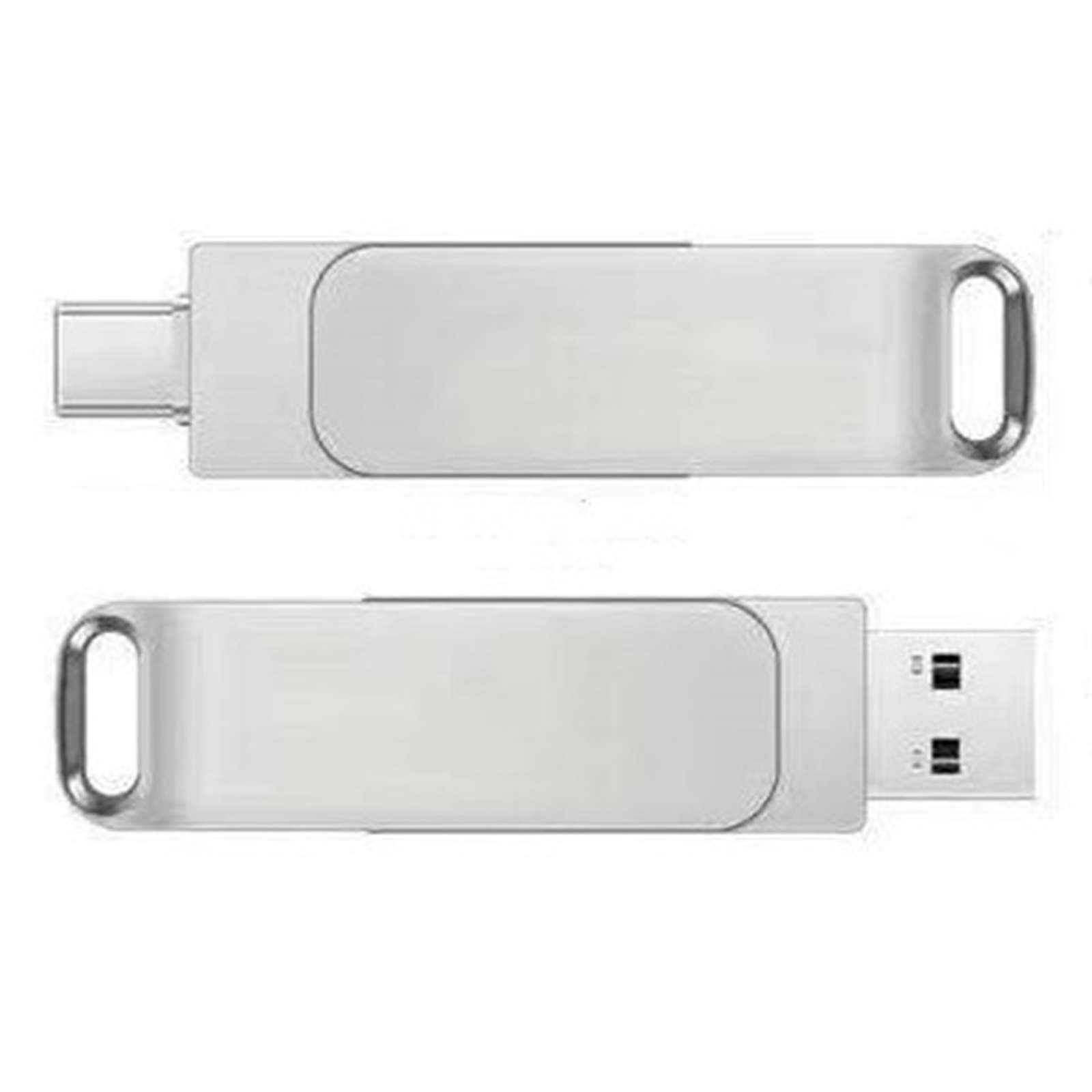 ไดรฟ์ธัมบ์ขนาด 2TB ตัวเรือนโลหะแบบหมุนได้ 2 in 1 Memory Stick แบบพกพาคู่ ความจุขนาดใหญ่สำหรับรูปภาพและวิดีโอ ถ่ายโอนข้อมูล จัดเก็บข้อมูล ราคา 247 บาท*ส่งฟรี