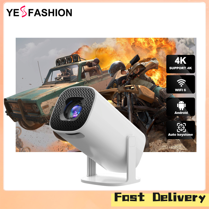 Yesfashion Store IN stock Portable Projector 720P Video Projector With Remote Control Home Video Smart Projectors Wireless WiFi Mini Outdoor Movie Projector For Smart Phones Laptop Tablet - ยี่ห้อ Yesfashion ราคา 2,473 บาท*ส่งฟรี