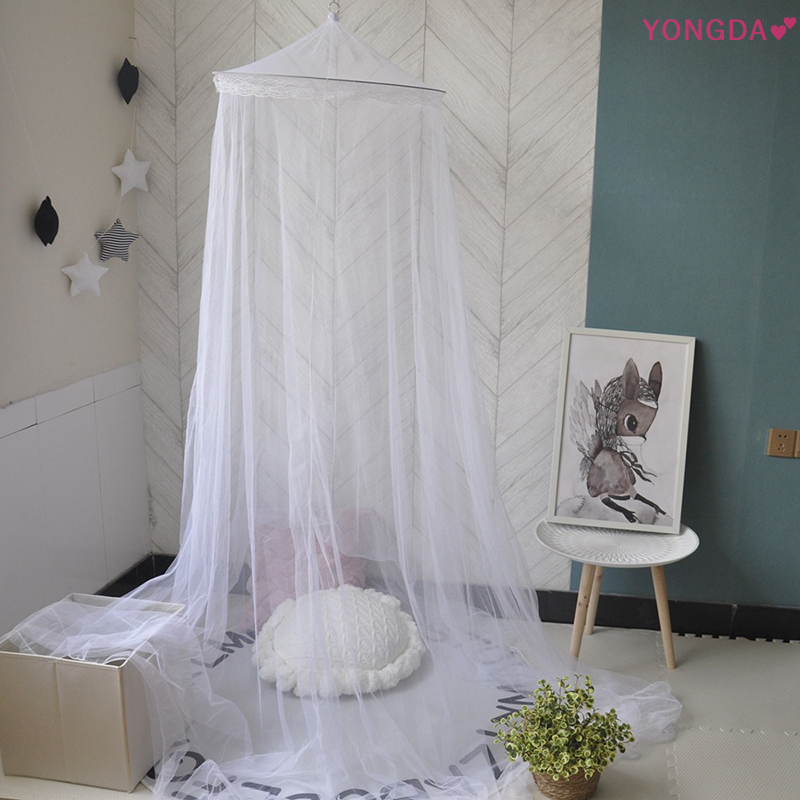 YONGDA💕 1PC thanh lịch tán màn chống muỗi cho giường đôi Mosquito Repellent Lều côn trùng từ chối tán giường Rèm giường lều