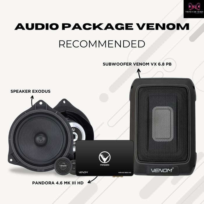 VENOM PRO PAKET AUDIO MOBIL VPR 4.6 MKIII HD & SPEAKER EXODUS PLUG N PLAY DAN SUBWOOFER UNDER SEAT VX6.8PB -KasihMurah shop01 Harga 15,063,000 rupiah*Gratis Ongkir