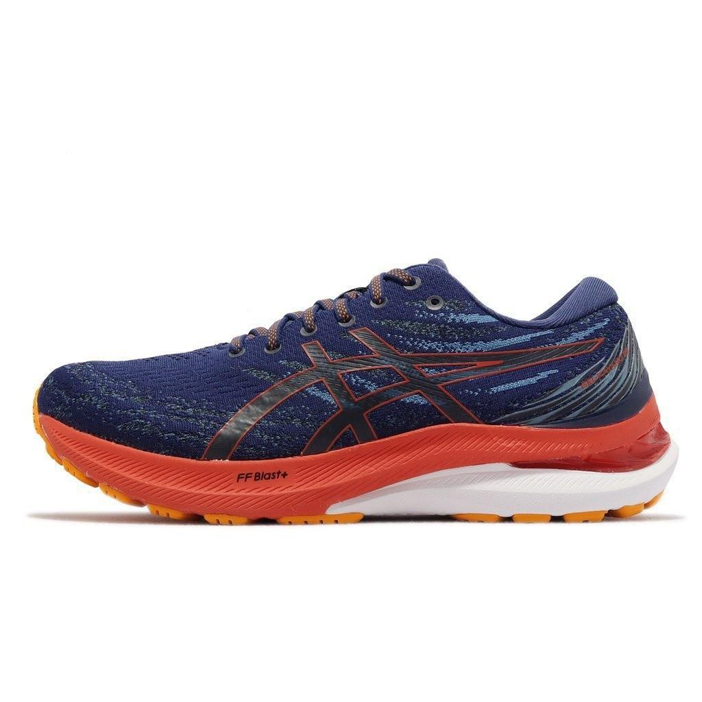 2023 NEW gel-Kayano 29 4E Ultra wide mới nhất màu xanh đậm Orange Red Men [] 1011B471401