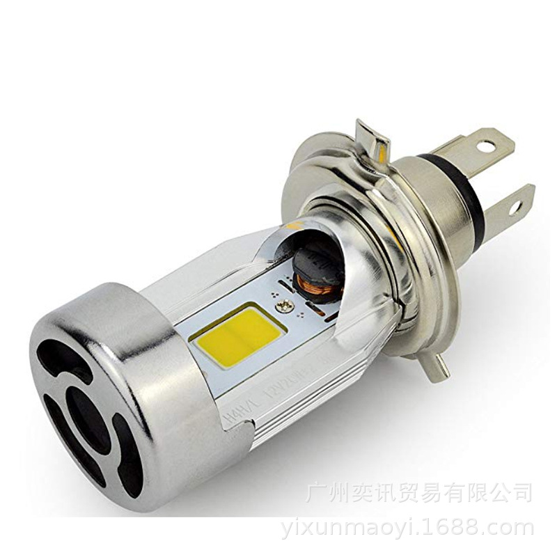 H4 COB 20W M4 điện xe đèn pha ba20d xe máy Đèn LED Xinyi