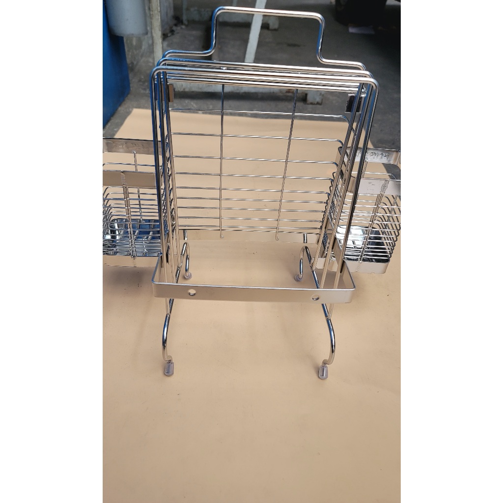 Kệ dao thớt đa năng 100% Inox cao cấp 304 nhiều công dụng . Kệ đa năng phù hợp với nhà bếp 20cmx34cmx35cm.