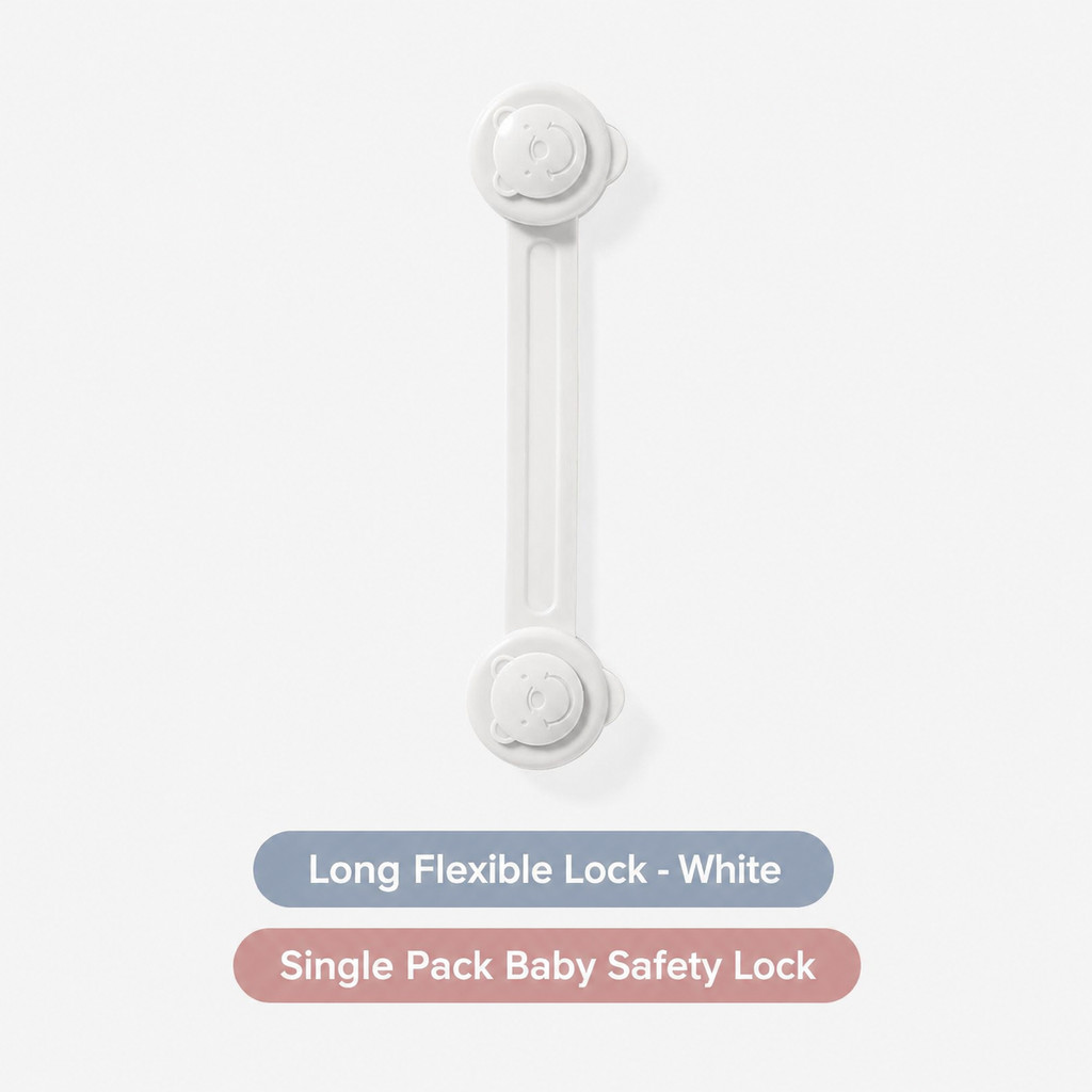 Kunci Keselamatan Kanak Kanak Untuk Laci Pintu Kabinet Peti Sejuk Penghadang Anti Cedera Bayi Pelindung Rumah Kids Drawer Safety Lock Baby Safety Lock For Child AntiOpen Cabinet Door Lock Buckle 儿童安全锁防护抽屉锁婴儿防夹手多功能宝宝防开冰箱柜子柜门锁扣 H007