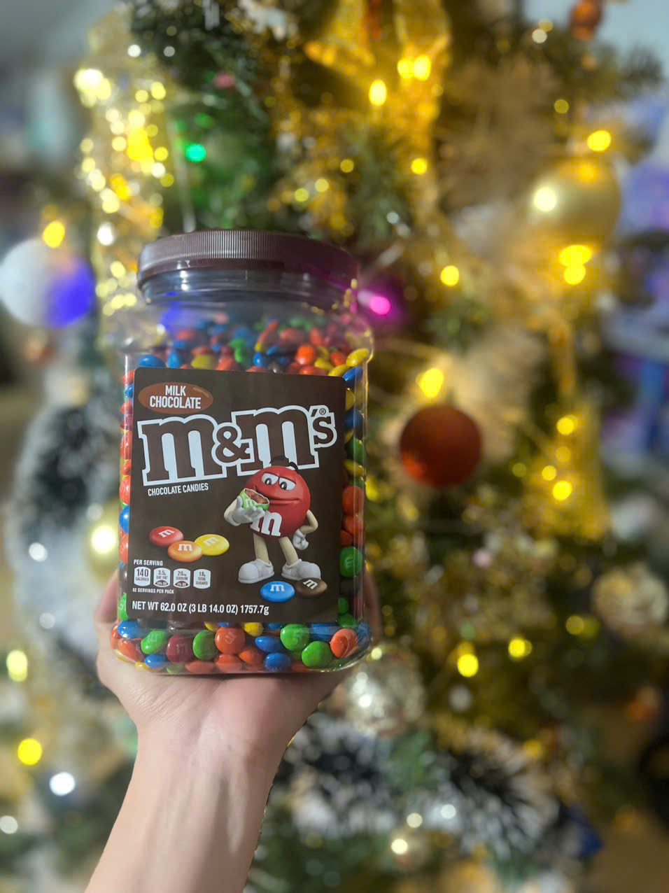 [Date 07/2025] Sôcôla nhân Sữa M&M 1,757g của Mỹ