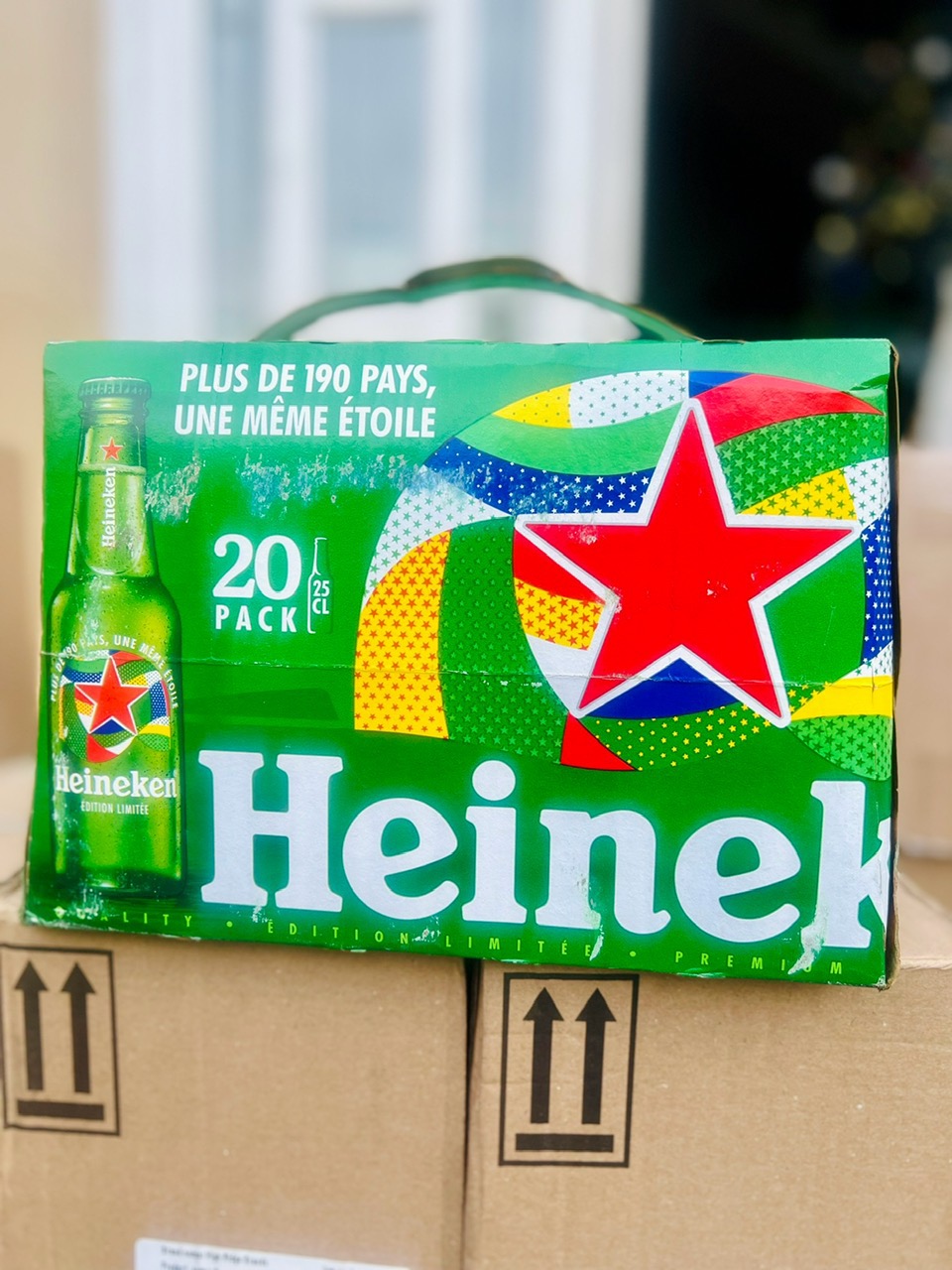 Bia Heineken Pháp thùng 20 chai NHẬP KHẨU PHÁP