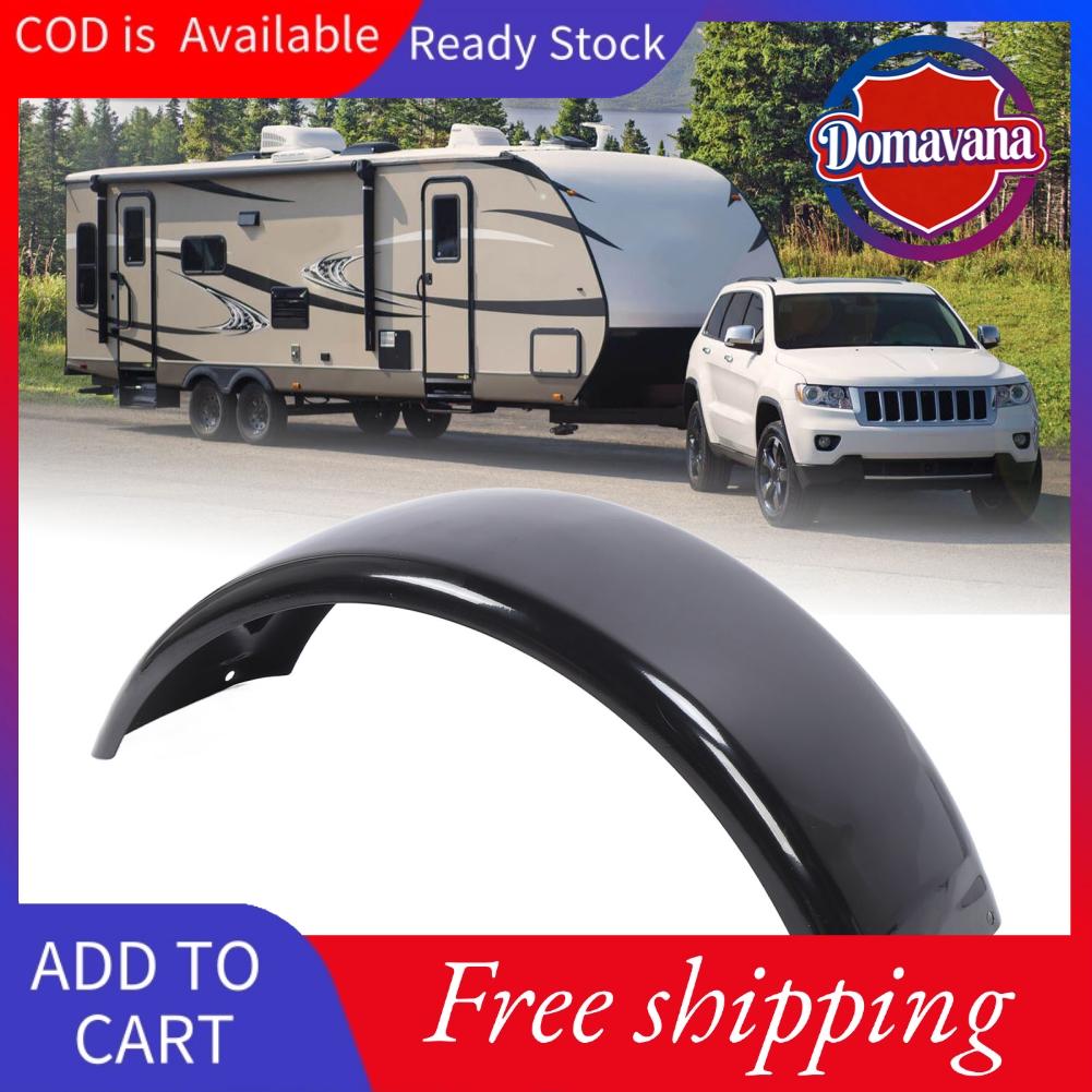 Domavana Chung Chắn Bùn Xe Kéo Chắn Bùn Xe Kéo Bằng Thép Chắn Bùn Bánh Xe Tr Cho Du Thuyền RV Bánh Xe Đường Kính 14in 15in Chống Va Đập Lắp Đặt Nhanh Kết Cấu Kim Loại Giá 627,000 Đồng*Miễn phí vận chuyển