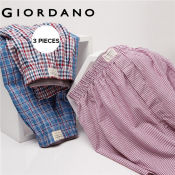 Giordano Multicolor Boxer Briefs - 3 Pack, Free Shipping