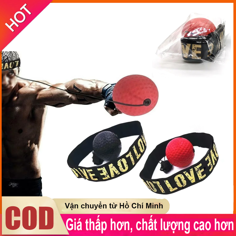 Bóng Luyện Phản Xạ Boxing Treo Đầu Bóng đeo đầu tập luyện tốc độ phản xạ boxing