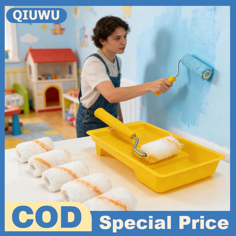 QIUWU Chuyên Nghiệp Cao Su Sơn Edger Bàn Chải Đa Chức Năng Tường Trần Góc Sơn Bàn Chải Màu Sắc Tách Tông Đơ Công Cụ