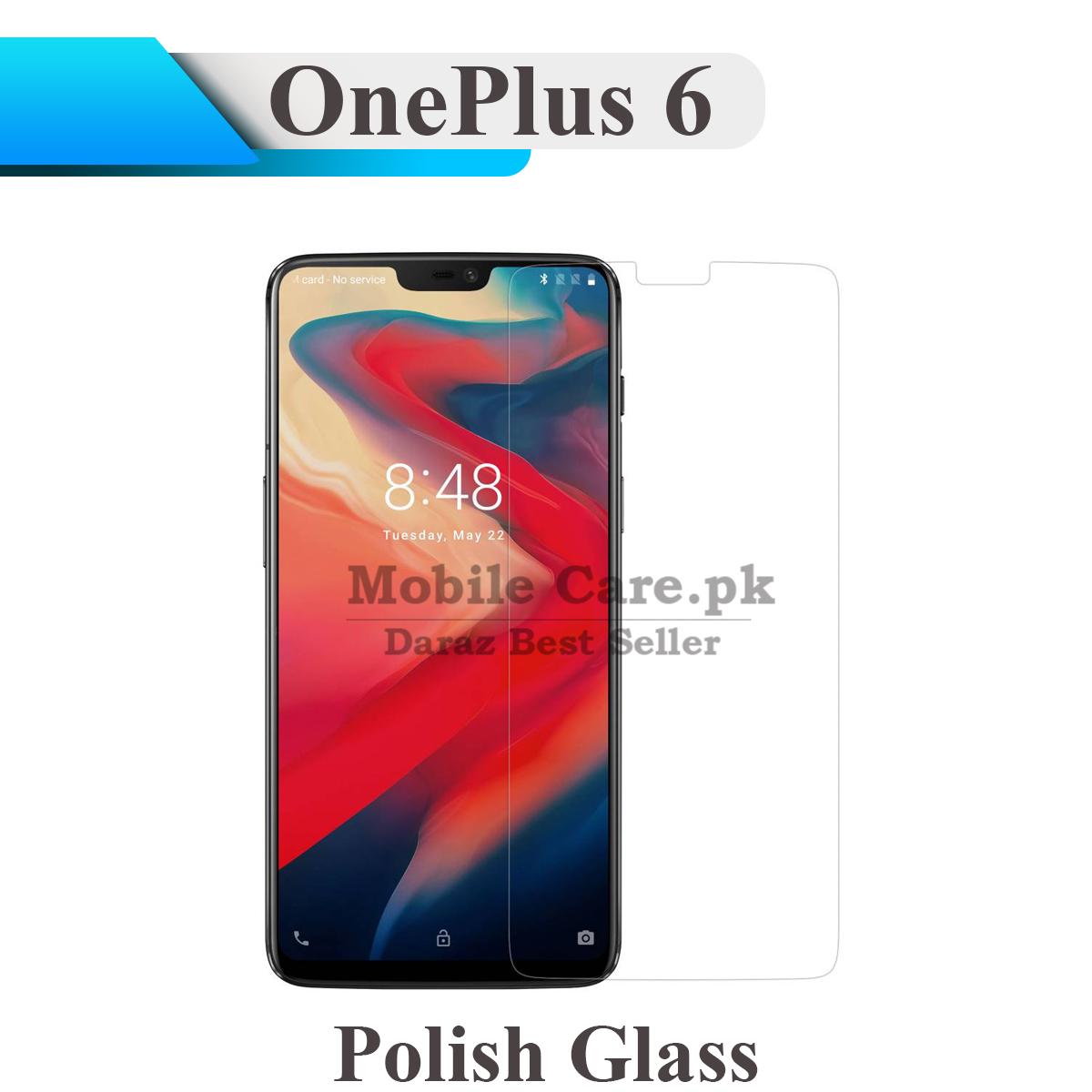 OnePlus 6 Tempered Glass Screen Protector Polish Glass For 1+6 - EasyToBuy price in Pakistan
