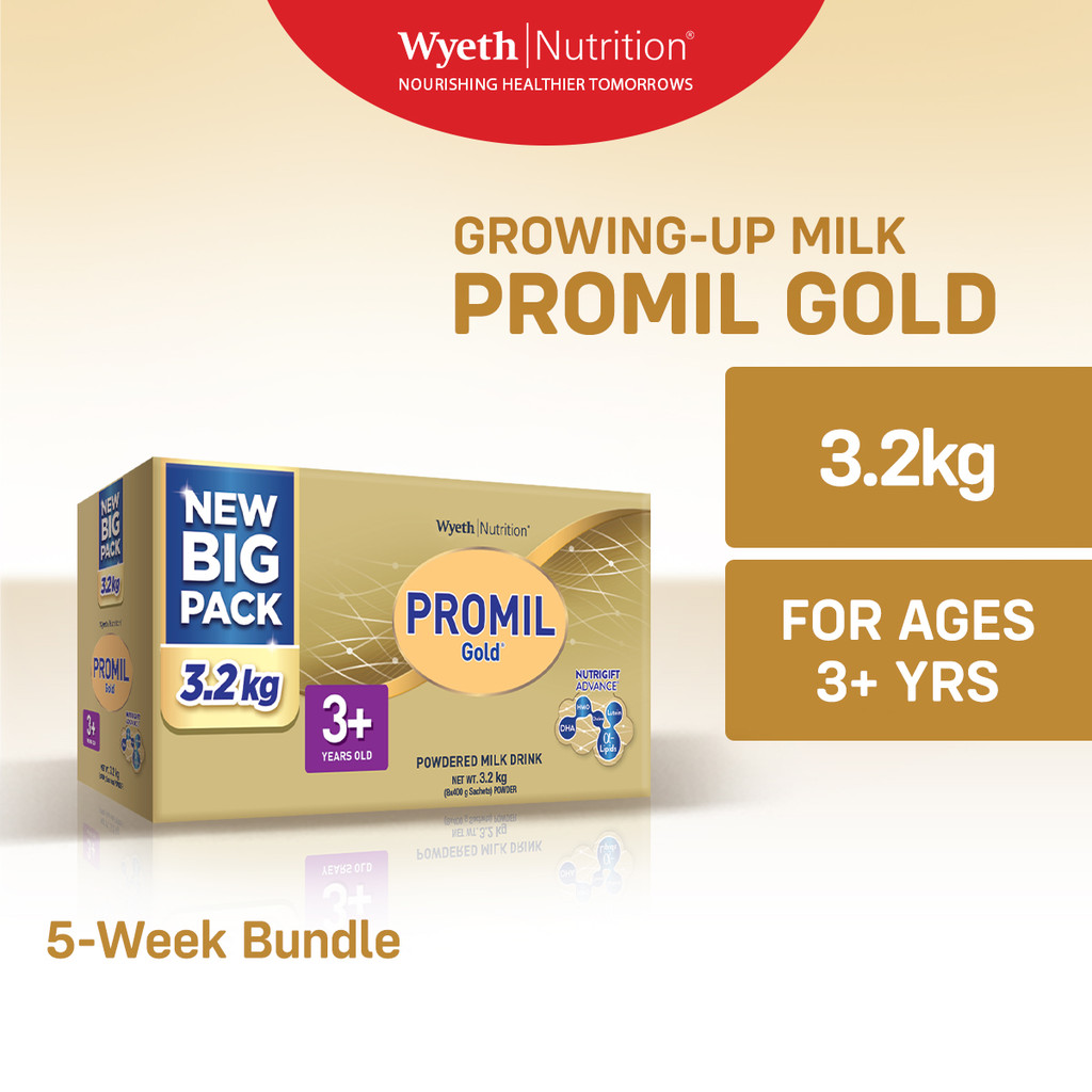 PROMIL GOLD Four Growing-Up Milk Powder for Children 3+ Years Old 3.2kg