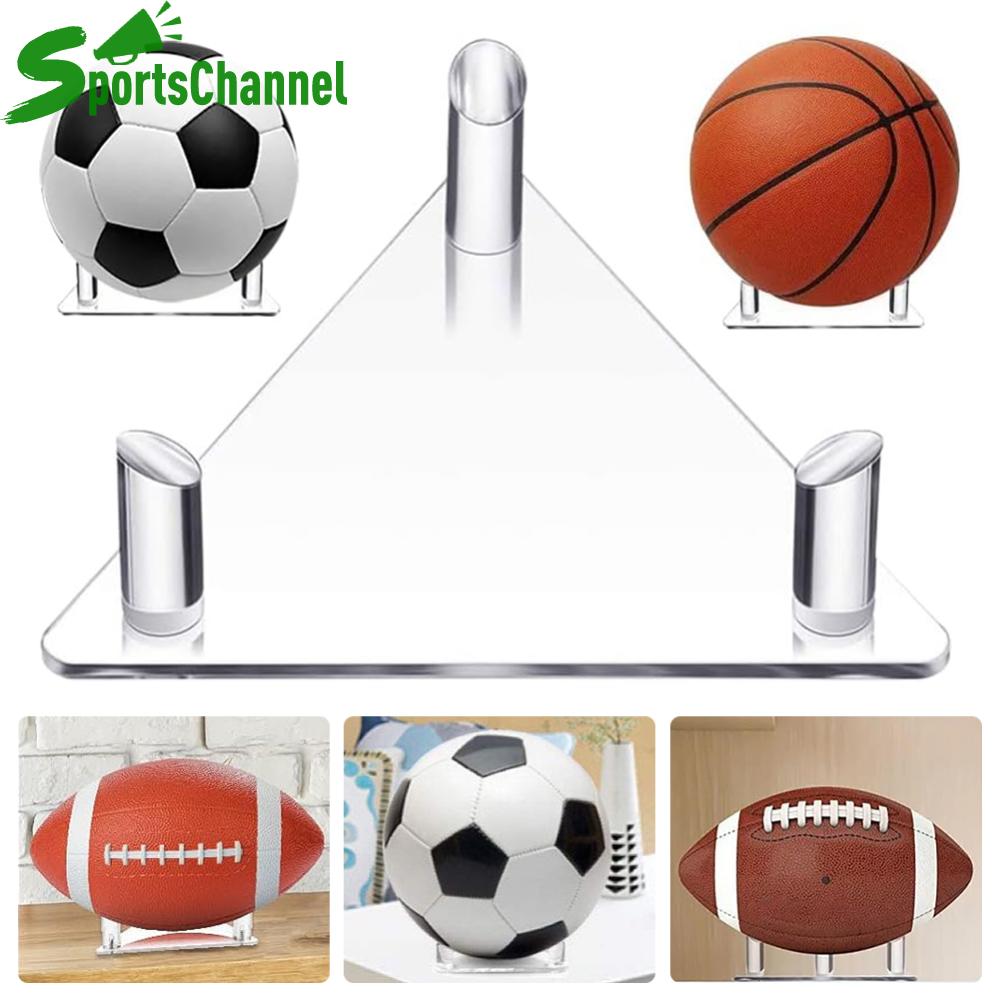 Acrylic Tam Giác Giỏ chân đỡ quả bóng Chịu Mài Mòn chân đế đầu tròn chân đỡ quả bóng Chủ Cho Bóng Rổ Bóng Đá Bóng Chuyền Bóng Bầu Dục Quả Bóng