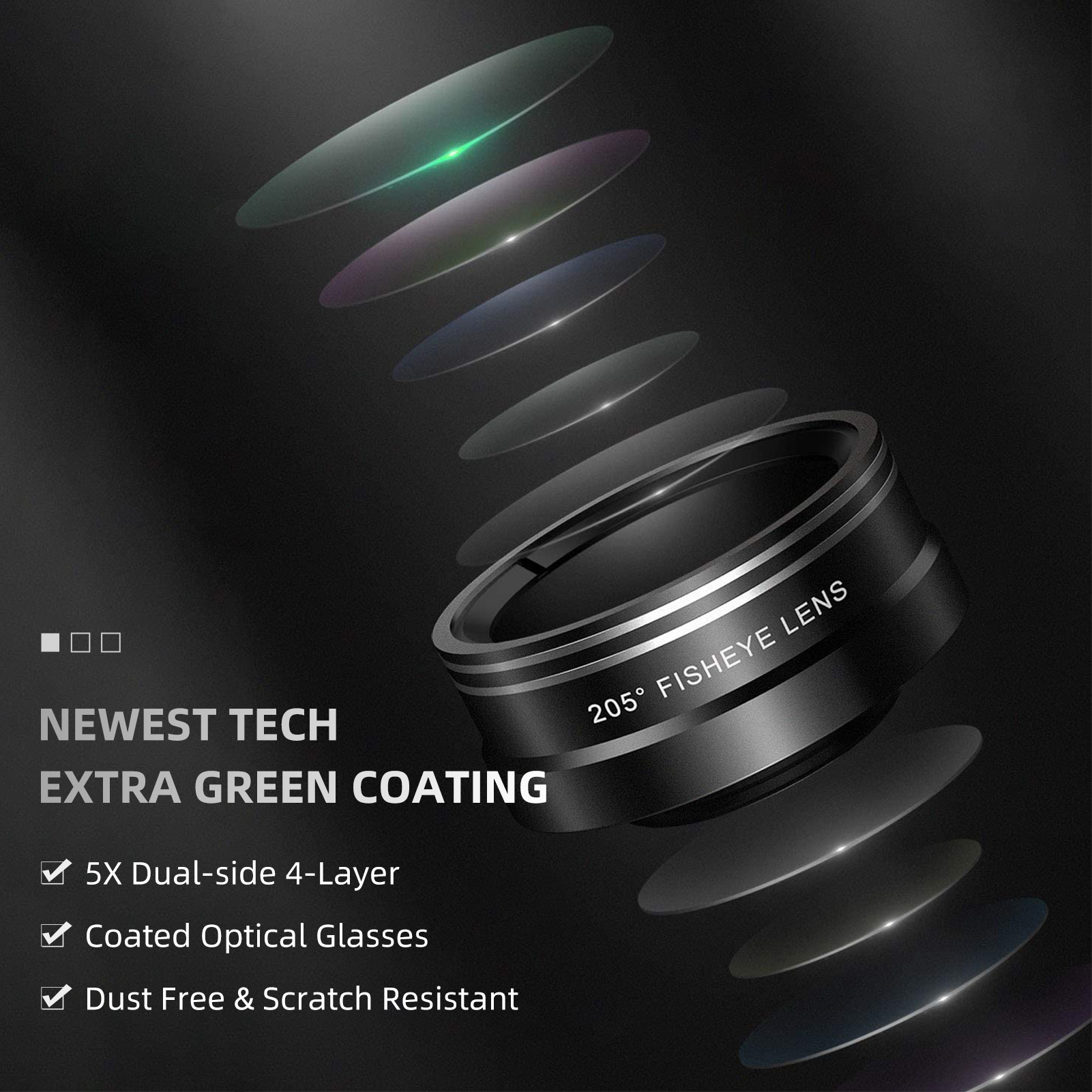 Ống kính Homtom kẹp ống kính 205 ° fisheye Ống kính góc rộng 25X 205 ° Ống kính mắt cá ống kính 22X 205 ° Bộ ống kính Ống kính máy ảnh 0.67x Ống kính góc rộng ống kính mắt cá 4K 15/14/13/12 với ống kính 22X 4k 0.67X rộng 4-in-1 ống kính thiết lập với dsfe