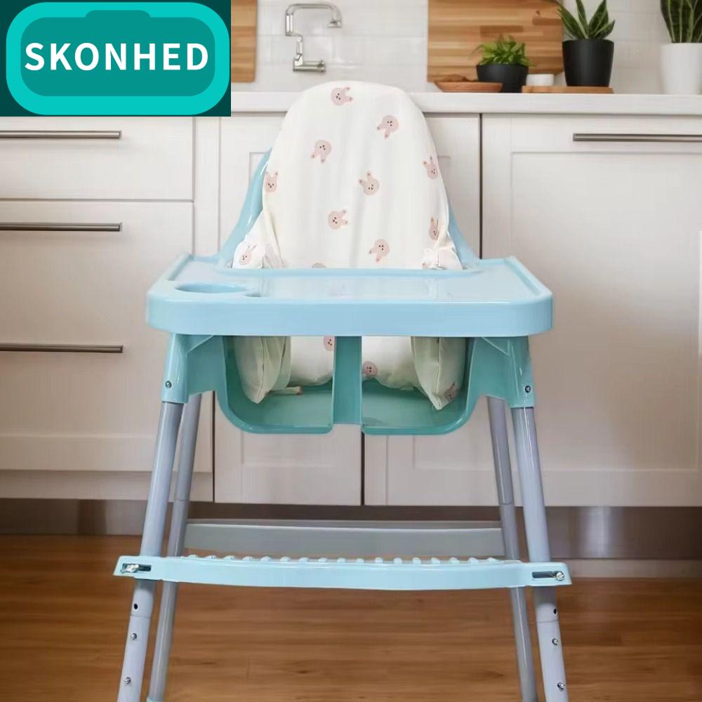 ของใช้แม่และเด็ก SKONHED แบบพับได้ หมอนรองเก้าอี้สูงสำหรับเด็ก ผ้าสีพื้น ปั๊มลมในตัว ปลอกหมอนเก้าอี้รับประทานอาหาร แบบพกพา ครัวเรือน หมอนเป่าลมสำหรับเด็กนั่ง ที่นั่งเก้าอี้