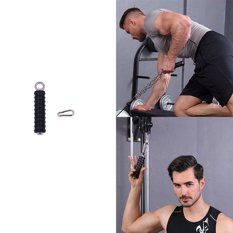 Push Down Single Gym Handle Triceps Strength Pull Up Hand Grips for Cable