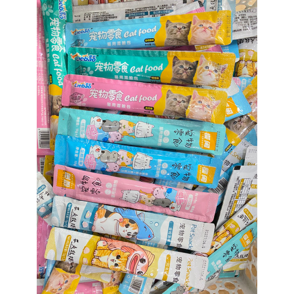 Combo 50 súp thưởng cho mèo Shizuka - Xúc xích - Catfood - Petsnack- Ciao wang- Mix vị