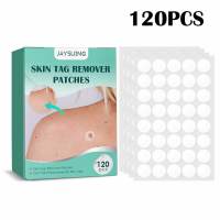 120pcs Warts Remover Plaster Skin Tags Remover Wart Treatment Patch Herbal Extract Acne Wart Sticker