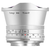 TTArtisan 7.5mm F2 APS-C Fisheye Lens Manual Focus Prime Lens for SONY E FUJI XF Canon M EOS R Nikon Z Leica L M43 Mount Lens