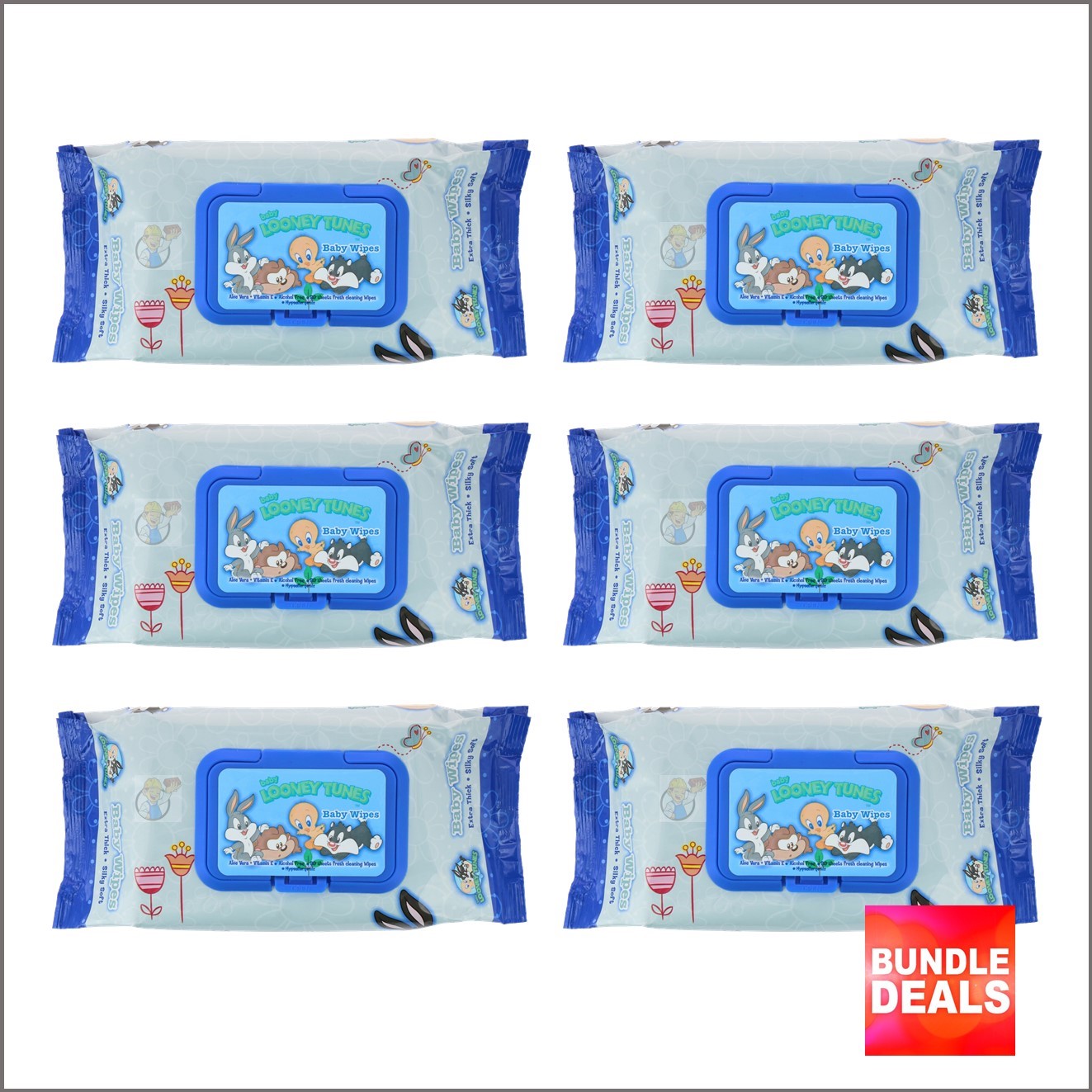 looney tunes baby wipes