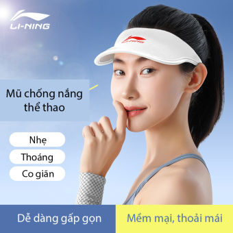 Mũ Thể Thao LINING Chống Nắng Mũ Nửa Đầu Mũ Tập LI-NING Co Giãn Thấm Mồ Hôi