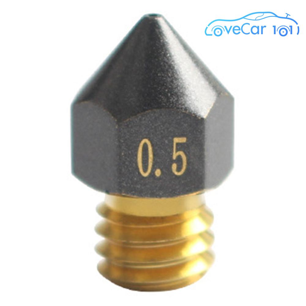 High Flow 3D Printer Nozzles Non Stick MK8 Pointed Nozzle High Speed Flow Nozzles for Ender-3/Ender-3 Pro 3D Printer ราคา 41 บาท*ส่งฟรี