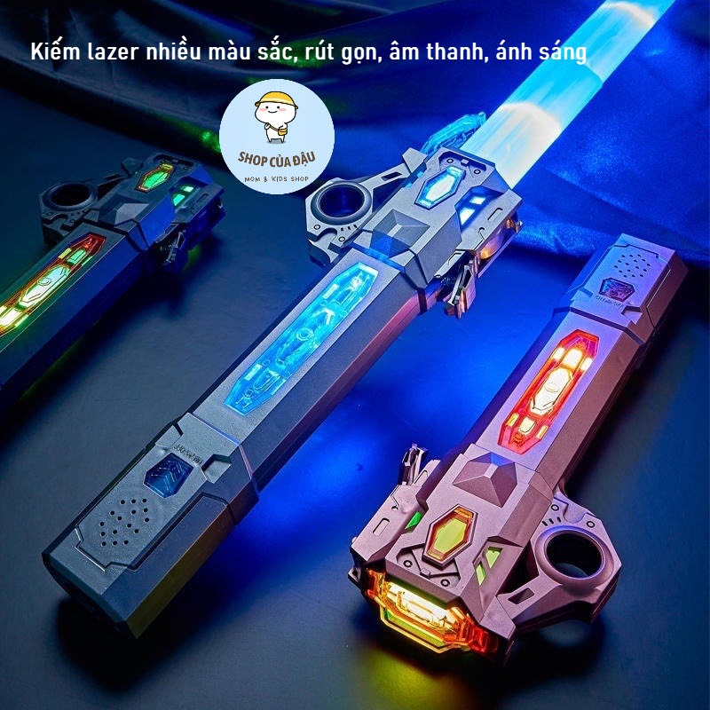 [Phát sáng] Kiếm laser phát sáng kiếm katana 54cm bằng nhựa kiếm lazer ánh sáng có đèn lightsaber Đồ