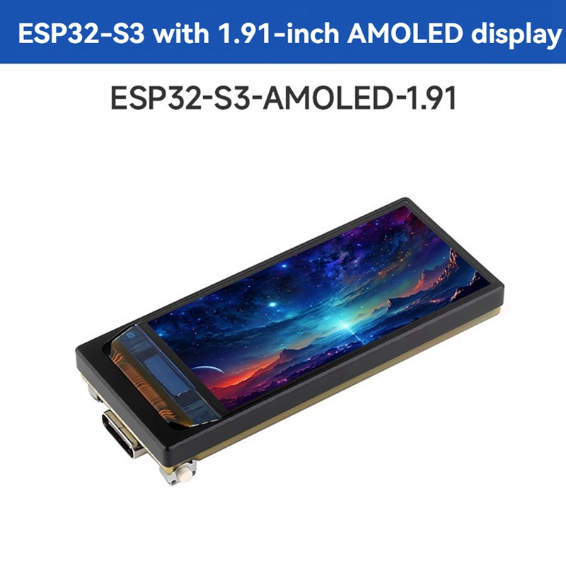(GXAD) ESP32-S3 AMOLED 1.91 Inch Display Development Board Dual-Core Supports 2.4GHz Wi-Fi Bluetooth Development Board