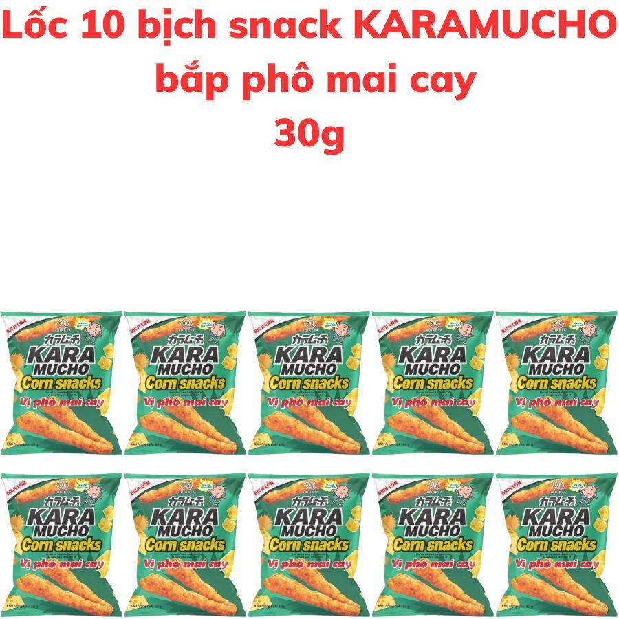 Bánh snack bắp KARAMUCHO vị phô mai cay 30g