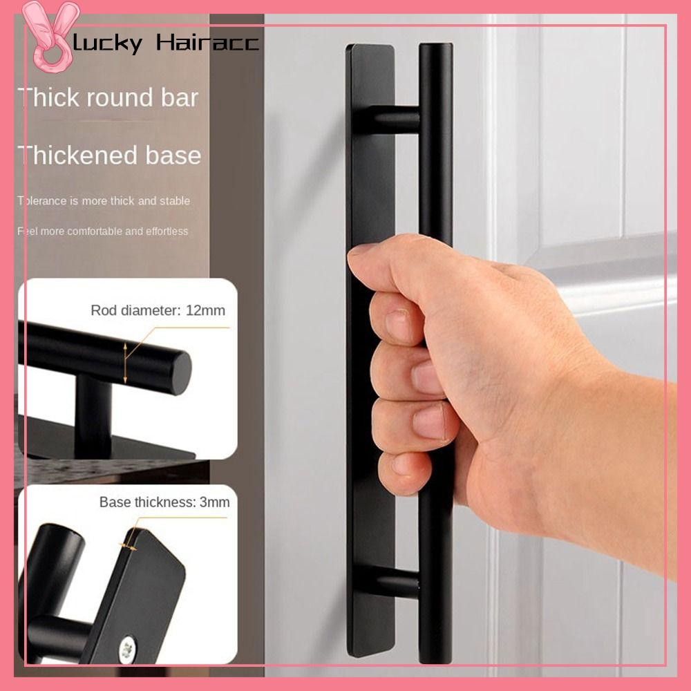LUCKY HAIRACC Hợp  nhôm Tay nắm cửa Tự dính Đồ  khí Núm cửa trượt  Không cần đục lỗ Cửa