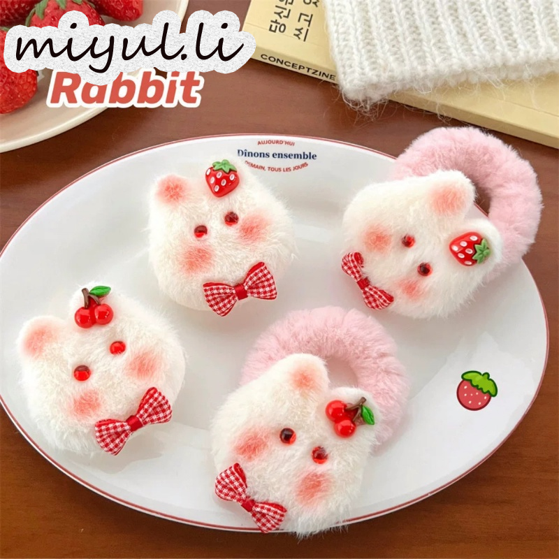 miyuli กิ๊บน่ารักรูปข้อความเชอร์รี่/กระต่ายน่ารักสำหรับเด็กผู้หญิง ราคา 13 บาท*ส่งฟรี