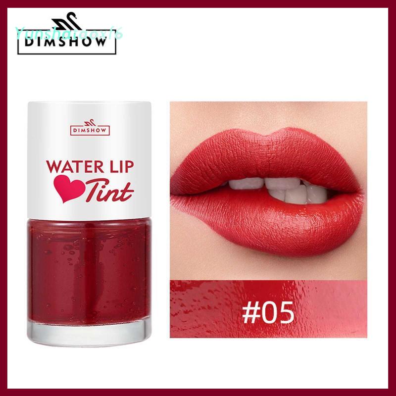 yunshataoxf Dưỡng Ẩm Son Bóng Trang Điểm Đỏ Mặt Pha Lê Sexy Màu Đỏ Vết 2 Trong 1 Matte Lip Men Tint Plumping Son Môi Lỏng Mỹ Phẩm - 6