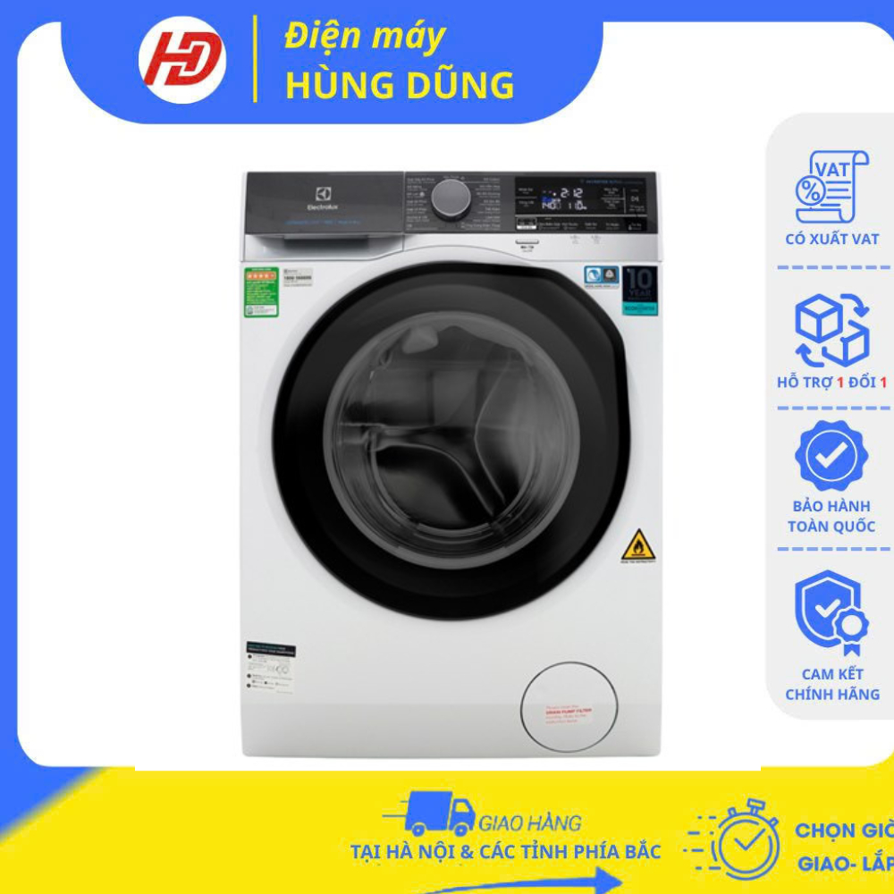 [GIAO LẮP TRONG NGÀY HÀ NỘI ] Máy giặt sấy Electrolux Inverter 11 kg EWW1141AEWA- Hàng chính hãng , bảo hành 24 tháng