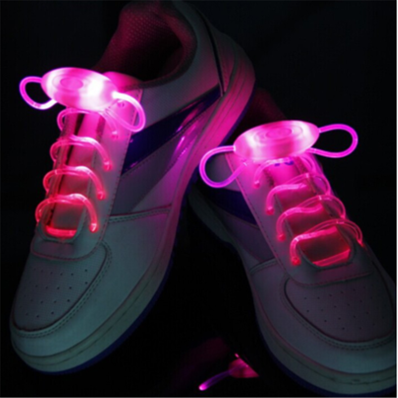 AL 1 Pair Flash Luminous LED Laces Skating Charming LED Flash Light Up Glow Shoelaces Shoestrings Dance Skating Cool Daren Supplies