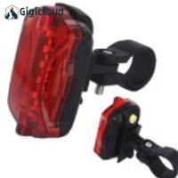 Urparcel 5 LED Bicycle Bike Rear Lights with 7 LED Flashing Modes