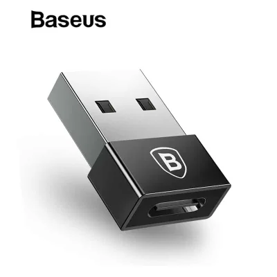 Baseus USB Male to Type C Female Cable OTG Adapter Converter Notebook Charger Plug Data OTG Adapter