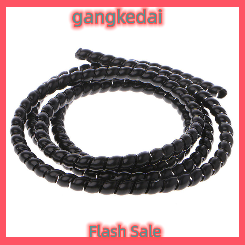 Gangke 1m 10mm 14mm đầy màu sắc xoắn ốc dây tổ chức Bọc ống chống cháy Cáp tay áo