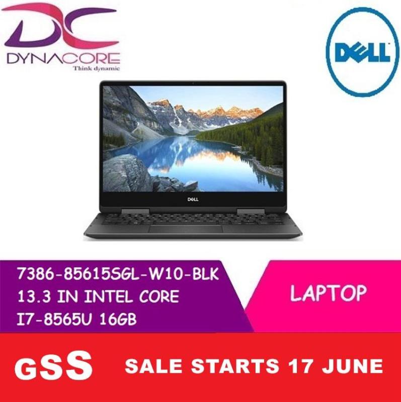 DELL 7386 85615SGL W10-BLK 13.3 IN INTEL CORE I7-8565U 16GB 512GB SSD WIN 10