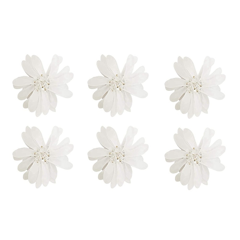 Acrylic Flower Set Of 6, Handmade Napkin Rings For Wedding, Valentine's, Banquet, Birthday Table Decor OJ.I ราคา 657 บาท*ส่งฟรี