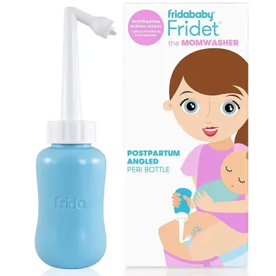 FridaBaby Fridet The MomWasher Peri Bottle for PostPartum Care by Fridababy - Perineal Recovery After Birth