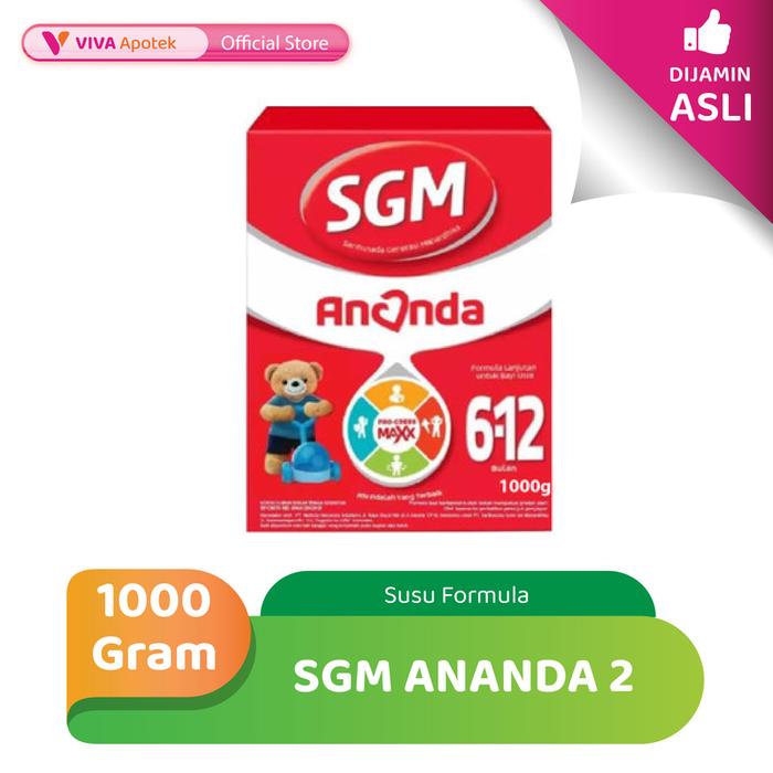 SGM Ananda 2 Susu Formula Box (1000 Gram)