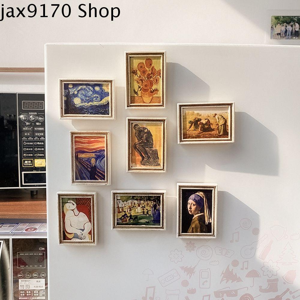 JAX9170 Từ tính 3D Vô giá Tổ chức Trang chủ Gia dụng Tranh nổi tiếng Thiết thực Nam châm tủ lạnh Bộ nhớ trong nhà Miếng dán từ tính Miếng dán tủ lạnh