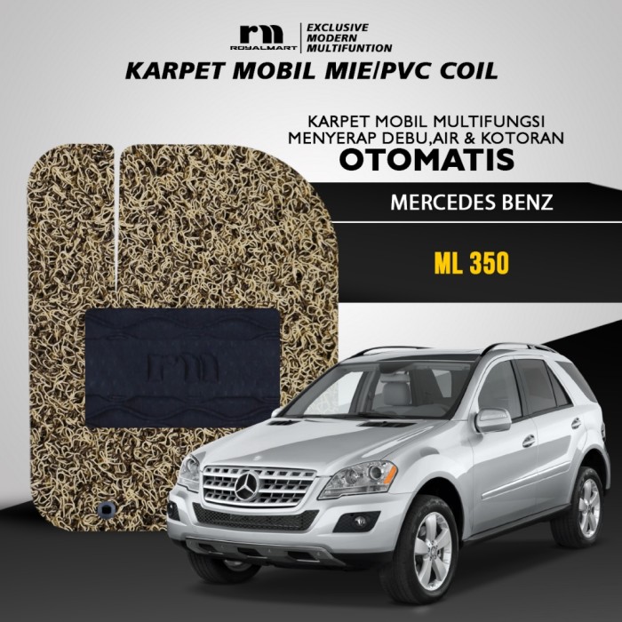 ROYAL MART KARPET MOBIL MIE PREMIUM MERCEDES BENZ W 164 ML 350 FULL SET BERGARANSI Harga 720,000 rupiah*Gratis Ongkir