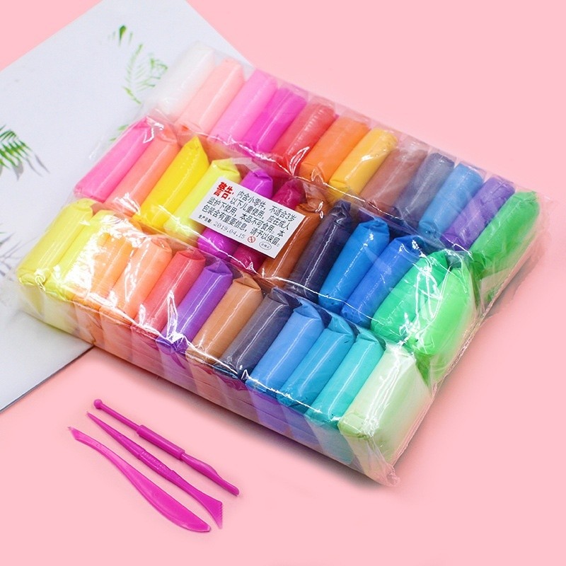 36 Color Air Dry Clay With Tools Kids Early Education Toy DIY Lightweight Clay Children Toy